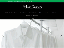Tablet Screenshot of fashioncleaners.com